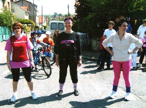 Les gymnastes en dmonstration
